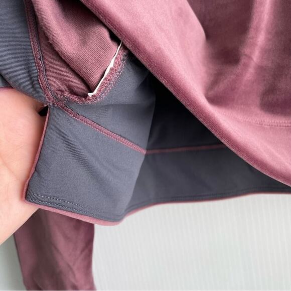 Prana Pheonix pullover funnel neck velour top with kangaroo pocket size medium - Picture 10 of 12